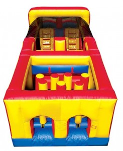 Enclosed Obstacle Course Top View